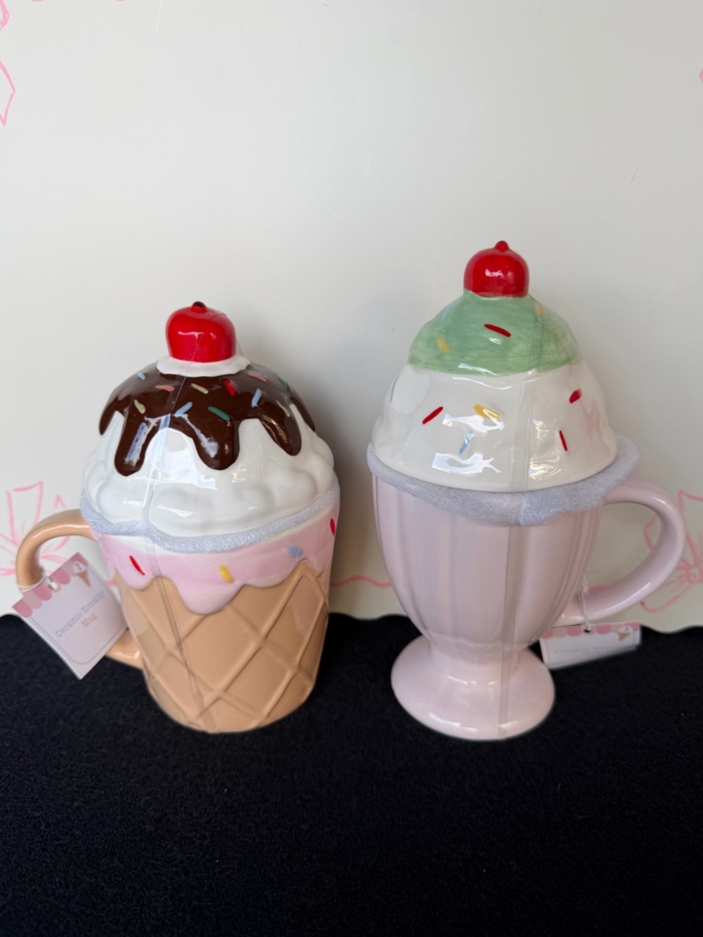 Target Ice Cream Cone & Milkshake Ceramic Mug Set - Picture 6 of 6